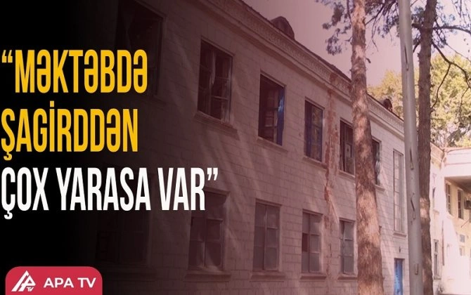 Göyçaydakı bu məktəb şagirdlərin kabusuna çevrilib - VİDEO