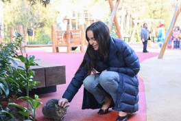 Leyla Əliyeva Mərkəzi Nəbatat bağında uşaqlar üçün təşkil olunan tədbirdə iştirak edib