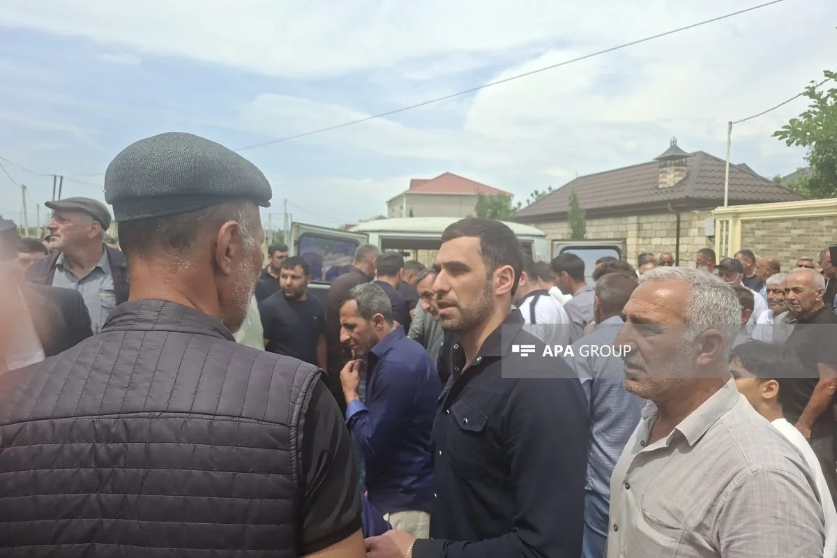Azov dənizində gəmiyə dron hücumunda həlak olan Fuad Orucov dəfn edildi - FOTO