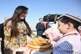 Leyla Əliyeva Türkmənistanda səfərdədir - FOTO