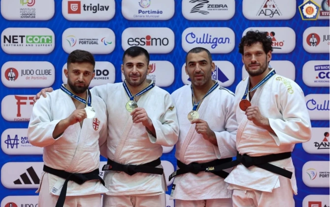 Azərbaycanın veteran cüdoçuları daha bir medal qazanıblar