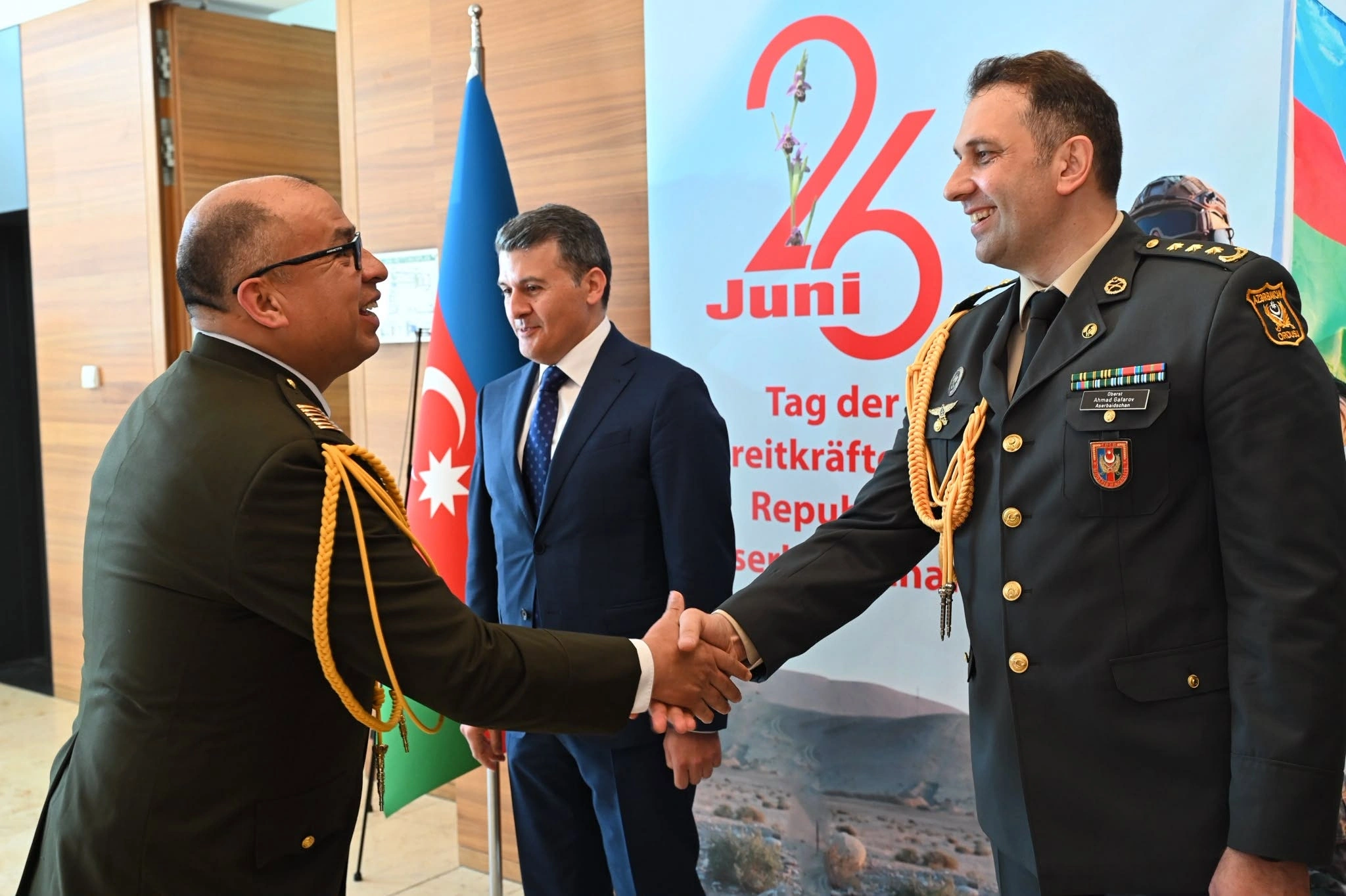 Azərbaycan Silahlı Qüvvələrinin yaradılmasının 108-ci ildönümü Berlində qeyd olundu - FOTO