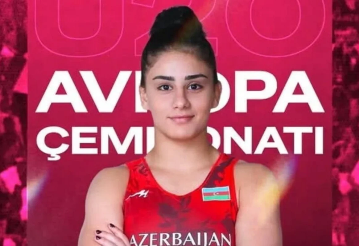 Azərbaycanlı qadın güləşçi Avropa çempionatında gümüş medal qazandı
