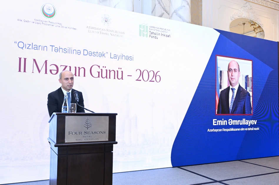 Leyla Əliyeva “Qızların təhsilinə dəstək” layihəsinin II Məzun Günündə iştirak etdi - FOTO