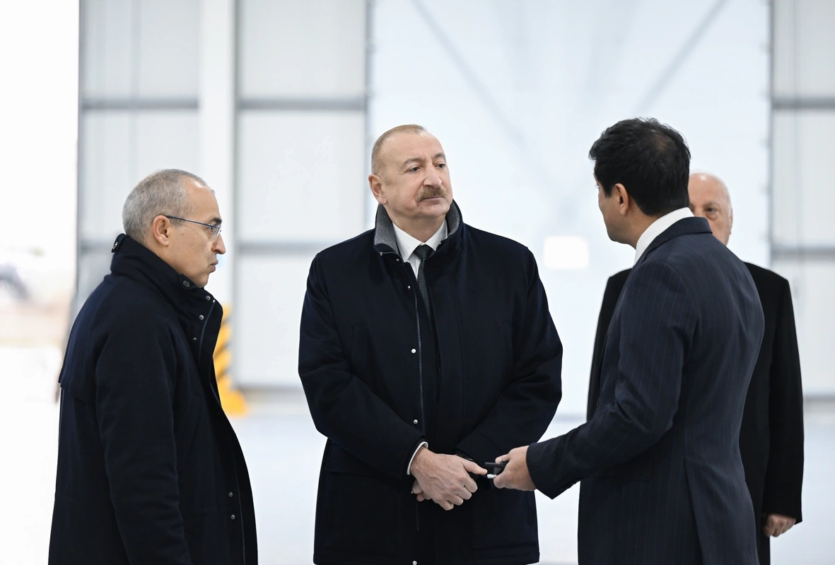 Sumqayıt Sənaye Parkında karton və qutu taralarının istehsalı müəssisəsinin açılışı oldu - FOTO
