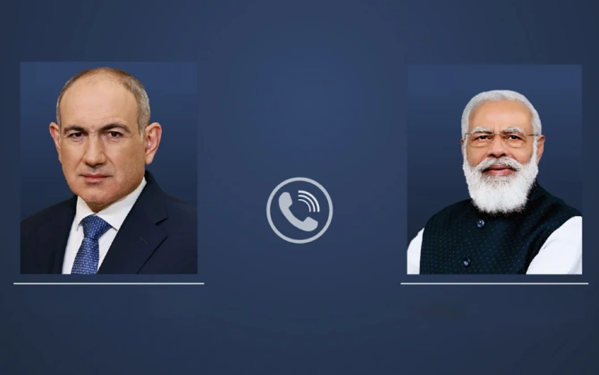 Modi ilə Paşinyan əməkdaşlığın gücləndirilməsini müzakirə ediblər