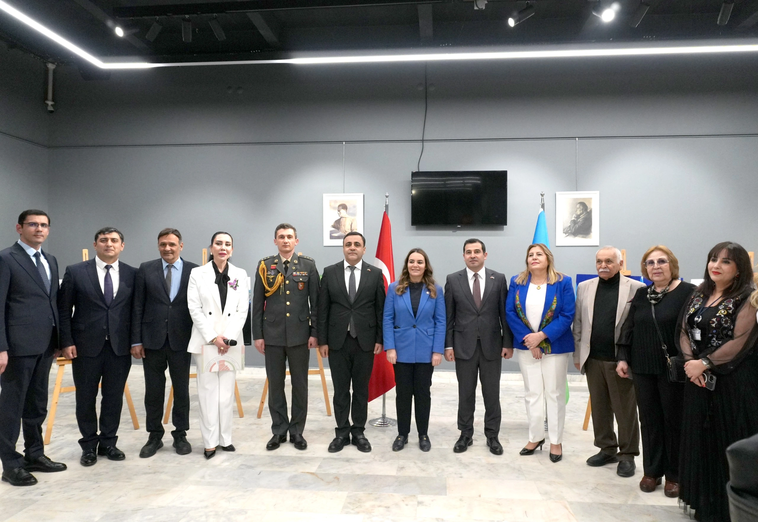 Ankara Rəsm və Heykəllər Muzeyində azərbaycanlı rəssamların sərgisinin açılışı olub - FOTO