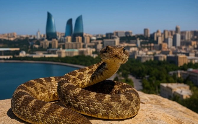 Diqqətli olun, gürzə ilanları aktivləşib - serpantoloqdan qorxunc PROQNOZ: “Mərdəkan və Buzovnadan müraciətlər var” - FOTO+ÖZƏL