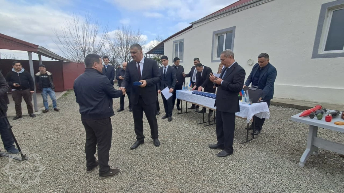Xocavəndin Xanoba kəndində 25 ailəyə evlərinin açarları təqdim olunub - FOTO