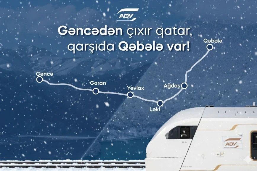 Gəncə-Qəbələ-Gəncə qatarı istifadəyə verilir – FOTOLAR