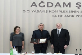 Prezident İlham Əliyev Ağdamda 2-ci yaşayış kompleksinin açılışında iştirak edib - YENİLƏNİB - FOTO