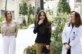 İlham Əliyev Bakının İslam Səfərli küçəsinin yenidənqurmadan sonra açılışında iştirak edib - FOTO