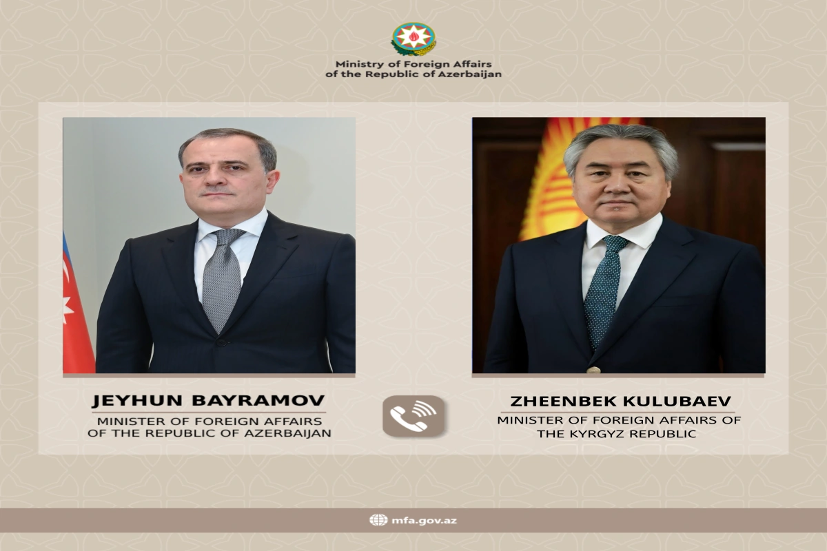Ceyhun Bayramov Qırğızıstanı BMT TŞ-nin qeyri-daimi üzvü seçilməsi münasibətilə təbrik edib