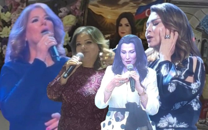 Almaz Orucova özünə ad günü etdi - Xalq artistləri axın etdi - FOTO+VİDEO