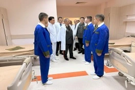 MN rəhbərliyi Baş Klinik Hospitalda olub - FOTO
