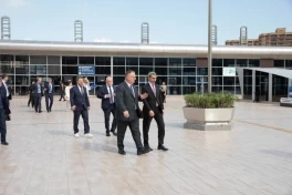 Çexiyanın nəqliyyat naziri Bakı Dəmiryol Vağzalında olub - FOTO