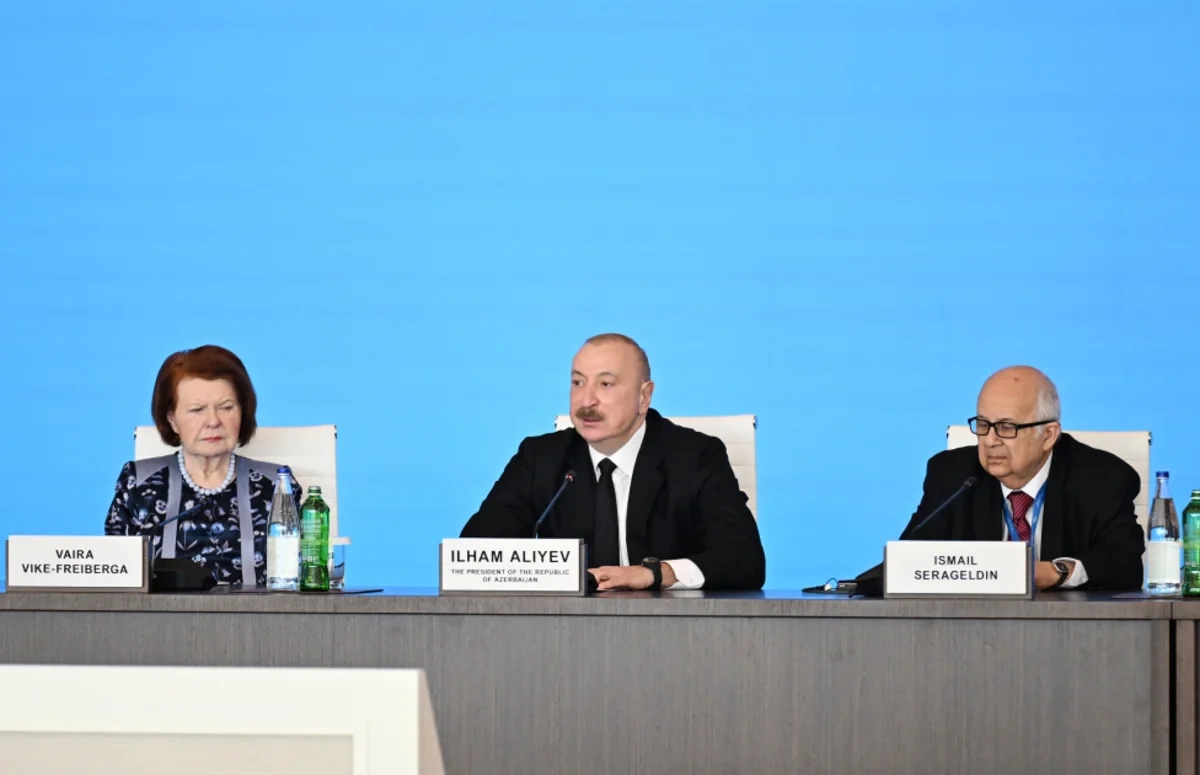 Moldova mediası Prezident İlham Əliyevin XIII Qlobal Bakı Forumundakı çıxışına geniş yer ayırıb - FOTO