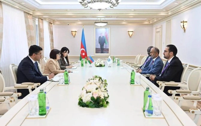 Sahibə Qafarova Qlobal Tolerantlıq və Sülh Şurasının sədri ilə görüşüb - FOTO