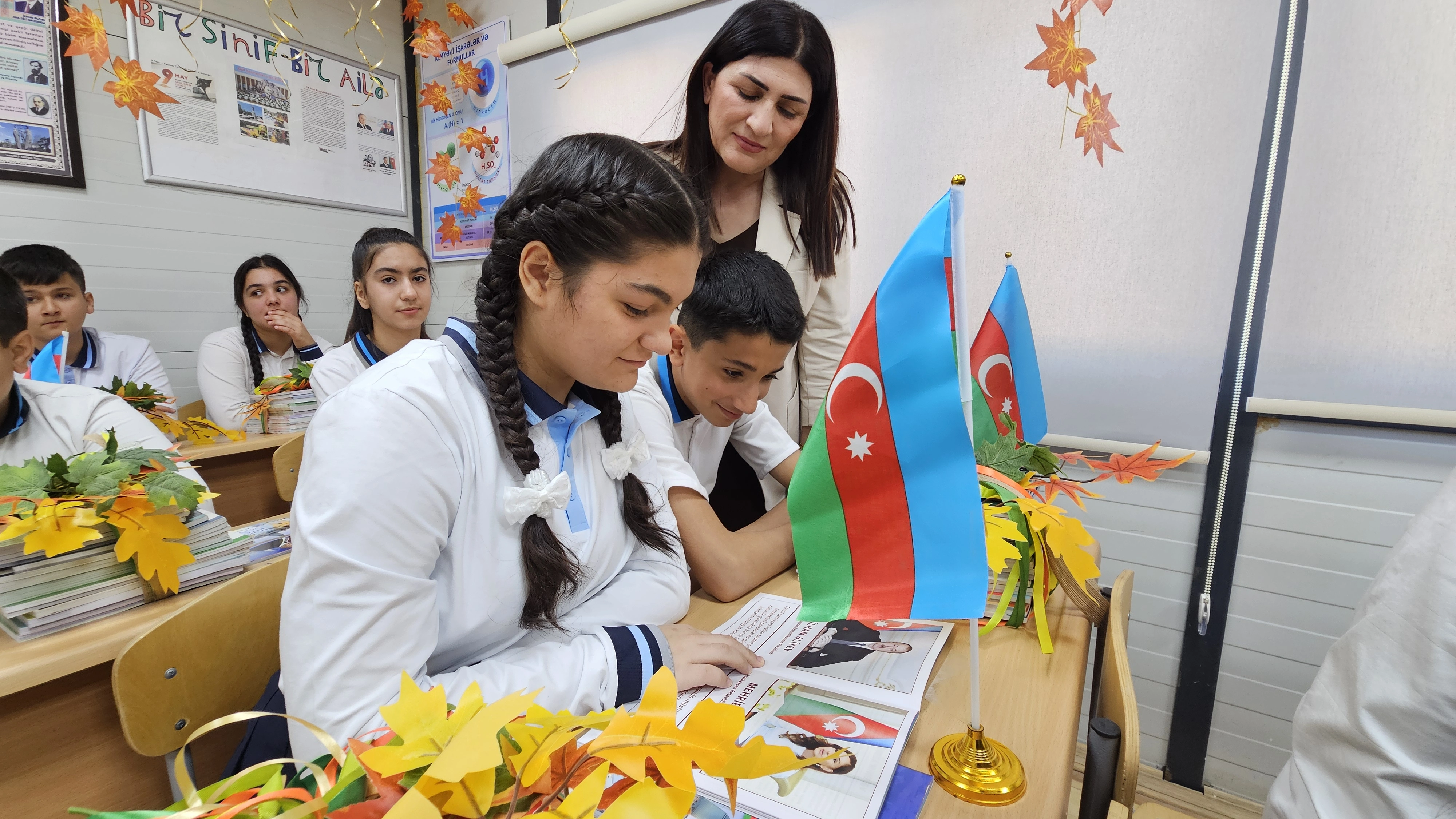 Kəlbəcər şəhərində 121 şagird məktəbə gedir - FOTOLAR