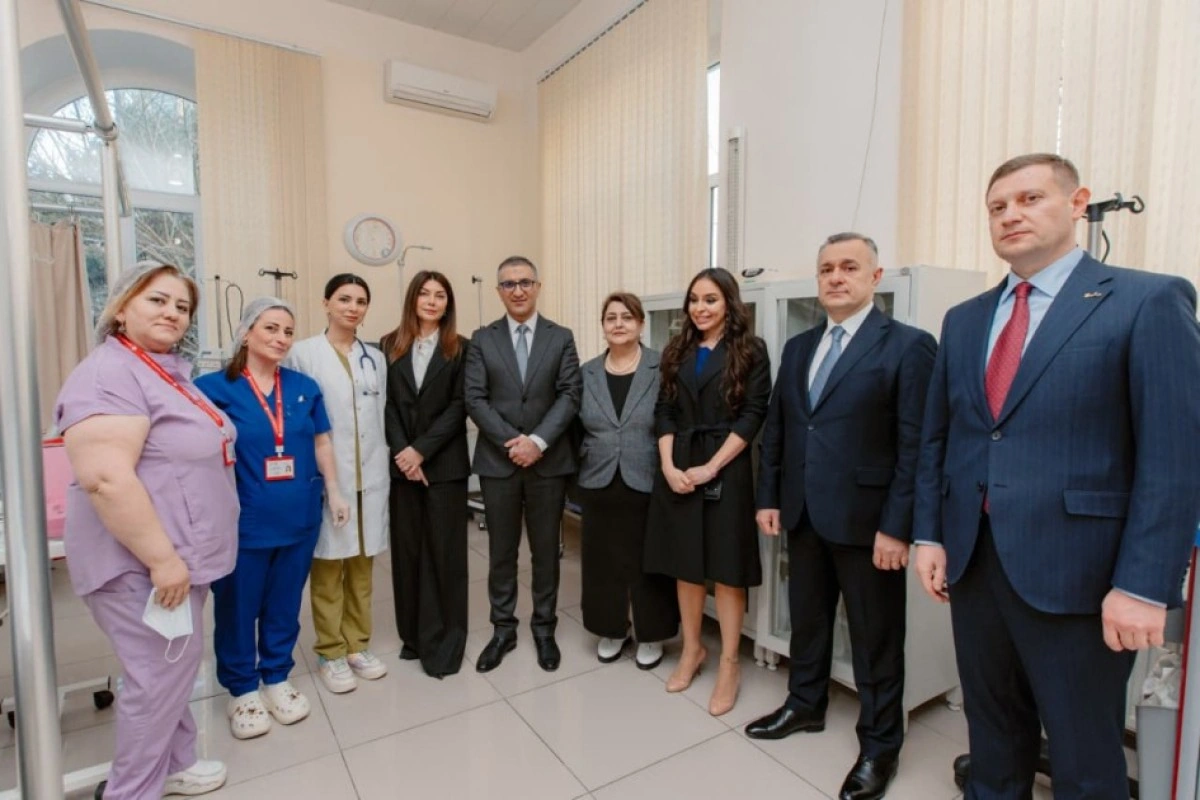 Leyla Əliyeva Respublika Pediatriya Mərkəzinin Nərimanov Uşaq Klinik Xəstəxanasını ziyarət edib - FOTO