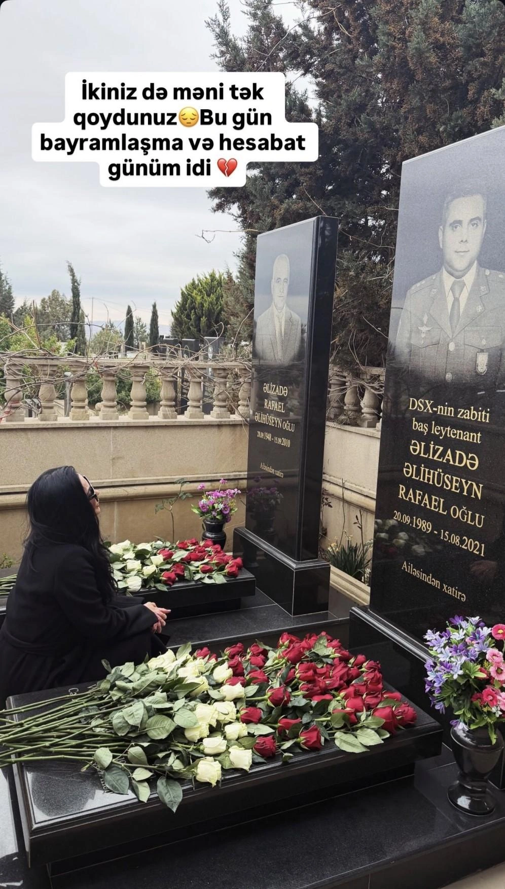 "İkiniz də məni tək qoydunuz" - FOTOLAR