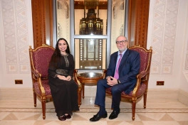 Leyla Əliyeva Maskatda Sultan Opera Evində olub - FOTO