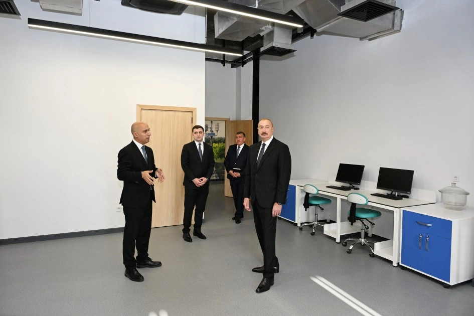 İlham Əliyev “SABAH.city” innovasiya şəhərciyinin birinci mərhələsinin açılışında - FOTOLAR