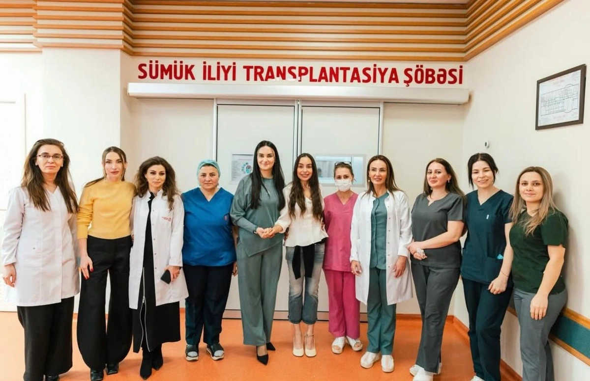 Alyona Əliyeva Talassemiya Mərkəzindən paylaşım edib - FOTO