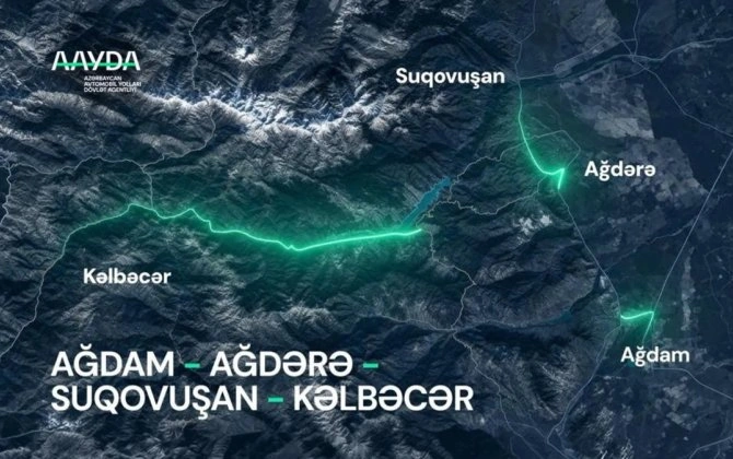 Ağdamdan Kəlbəcər istiqamətində yeni nəqliyyat xətti formalaşır - VİDEO
