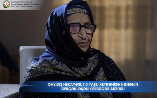 113 yaşlı nənənin gerçəkləşən Kəlbəcər arzusu - VİDEO