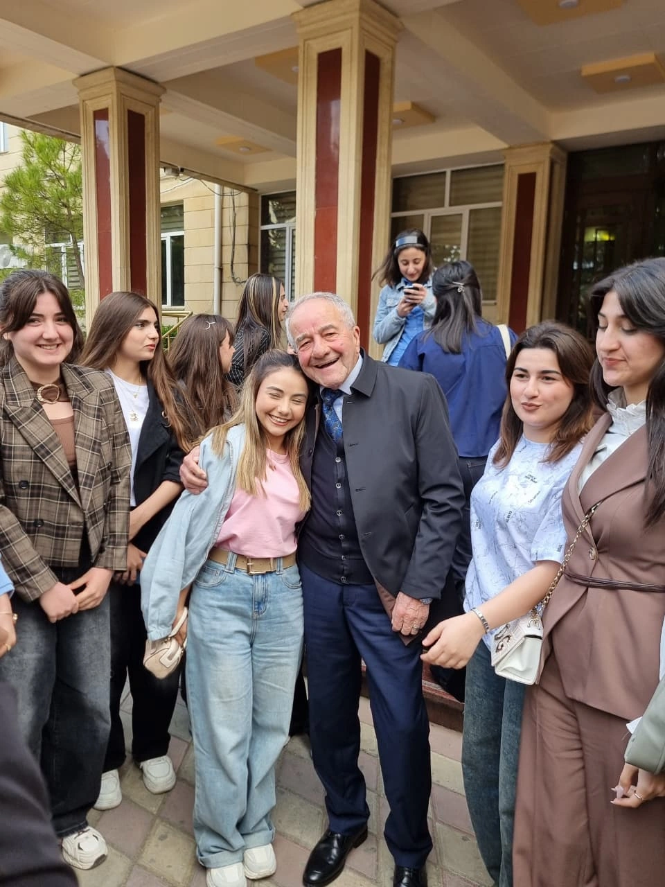 Seyran Səxavət Bakı Dövlət Universitetində tələbələrlə görüşüb - FOTOLAR