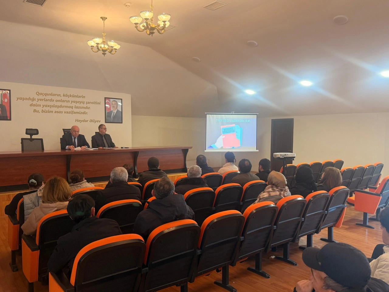 Keçmiş məcburi köçkünlər mina təhlükəsi ilə bağlı maarifləndirildi - FOTOLAR