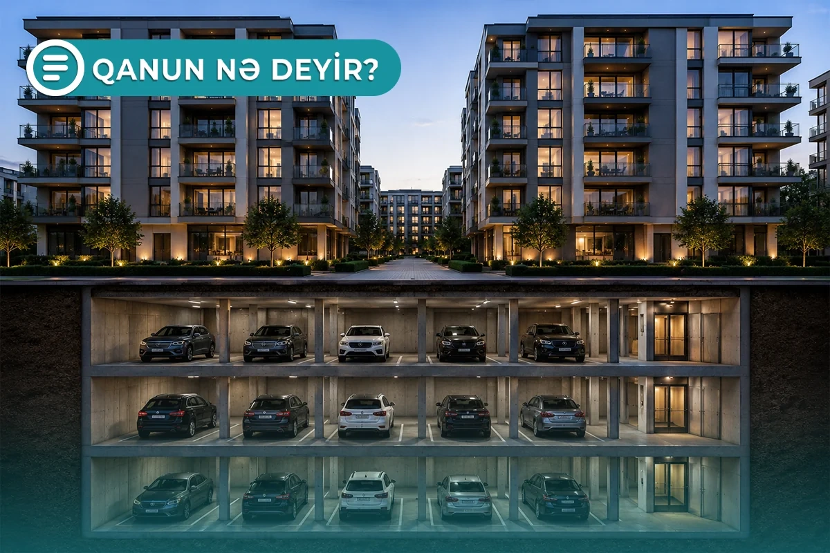 Çoxmənzilli yaşayış binalarında hər mənzil üçün bir parklanma yeri olmalıdır - Qanun nə deyir? - VİDEO