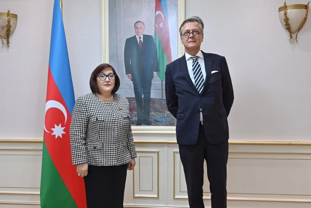 Sahibə Qafarova Almaniyanın Azərbaycandakı səfiri ilə görüşüb - FOTO