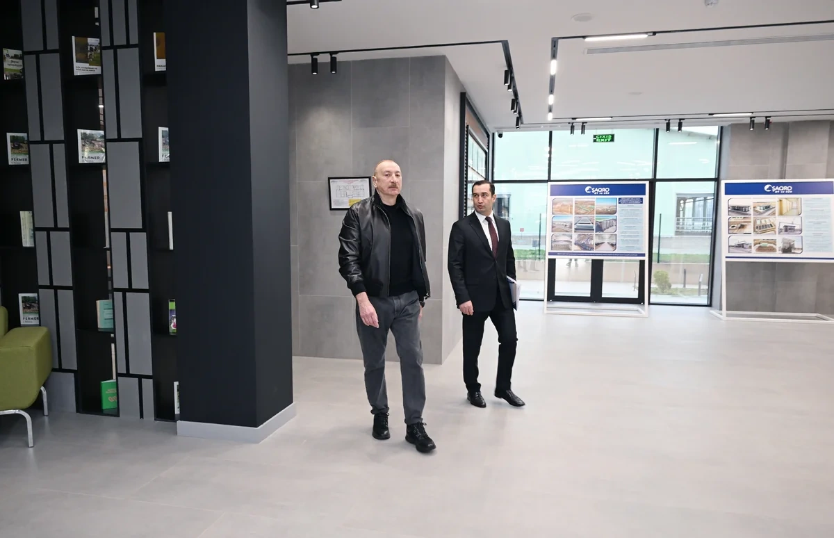 İlham Əliyev Şamaxıda "Şirvan Aqro" heyvandarlıq kompleksinin açılışında iştirak edib - FOTO
