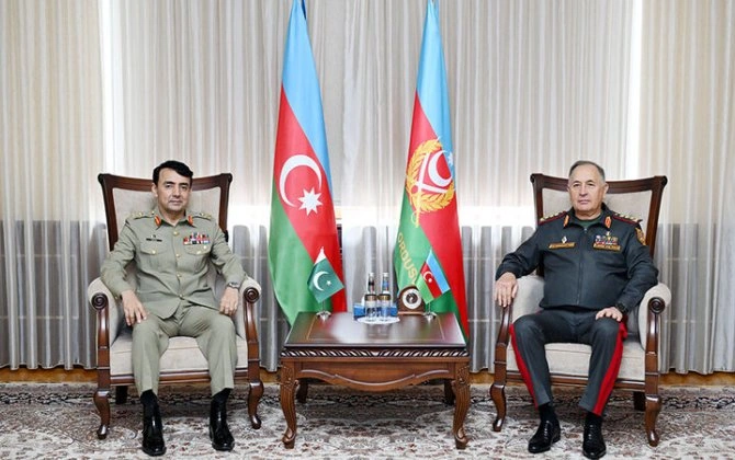 Azərbaycan Ordusunun Baş Qərargah rəisi Pakistan nümayəndə heyəti ilə görüşdü - FOTO