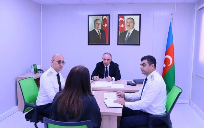 Baş prokuror Kəlbəcərdə vətəndaşları qəbul etdi - FOTO