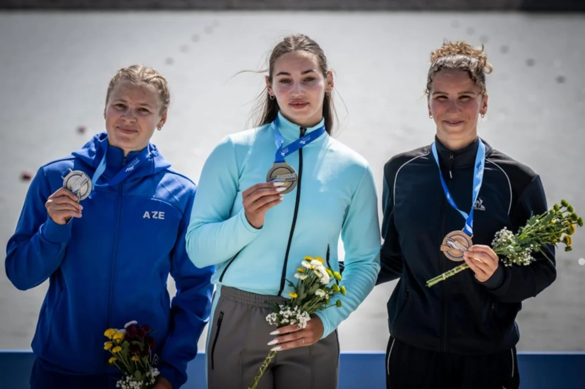 Azərbaycan kanoeçisi Avropa çempionatında gümüş medal qazanıb