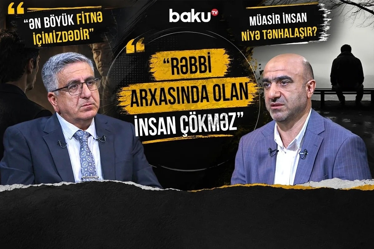 Ağa Hacıbəyli: "Müasir insan özünü tənha yaşamağa məhkum edib" - VİDEO