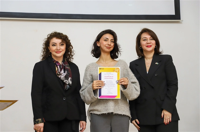 ADU-da “Gələcəyin İngilis Dili (Future English)” layihəsinin yekunlarına həsr olunmuş tədbir keçirilib - FOTO