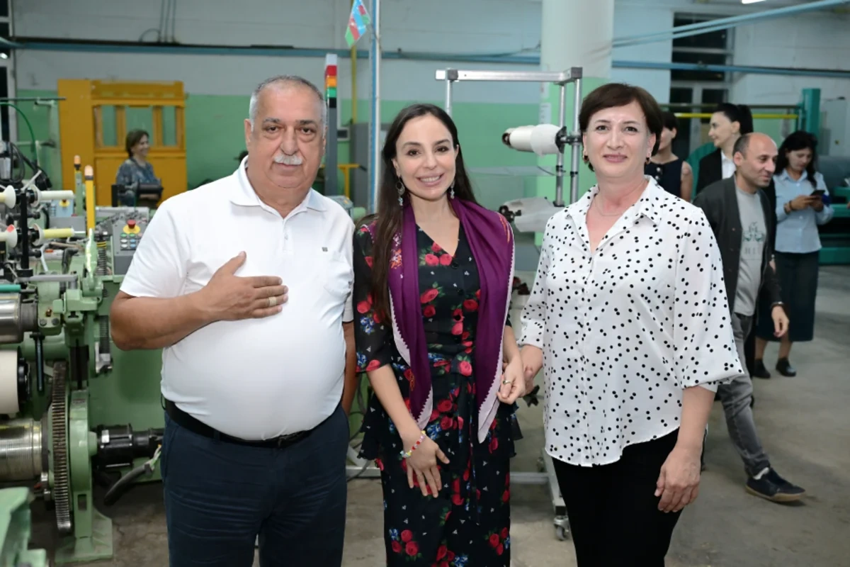 Leyla Əliyeva “Azəripək” ASC-nin fəaliyyəti ilə yaxından tanış oldu - FOTO