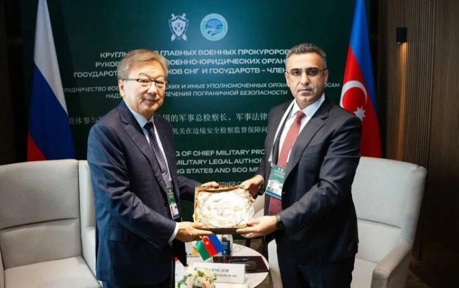 Azərbaycanın hərbi prokuroru MDB və ŞƏT ölkələrinin toplantısında iştirak etdi - FOTO
