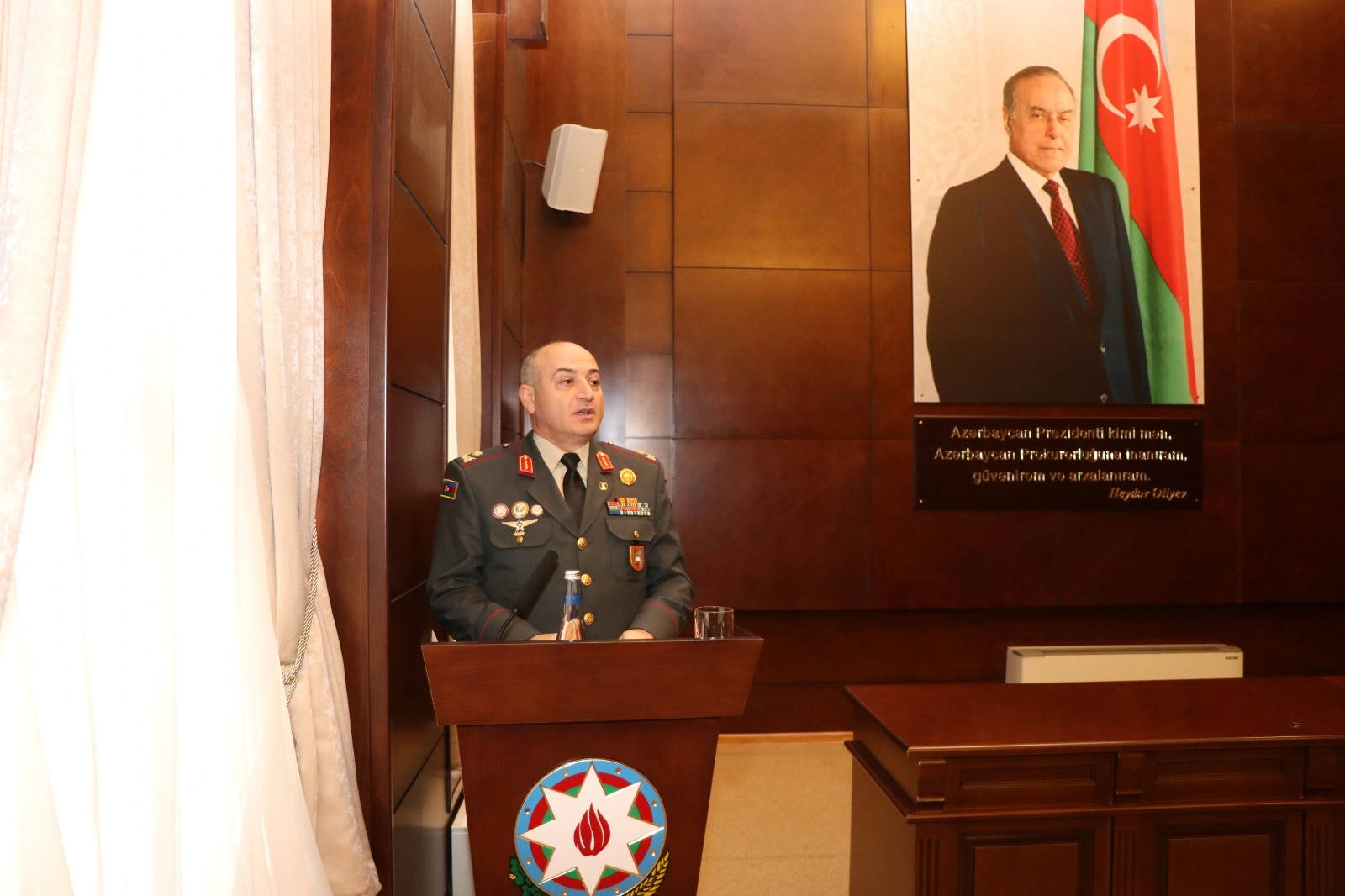 Hərbi Prokurorluqda Heydər Əliyevin anım gününə həsr olunan tədbir keçirildi - FOTO