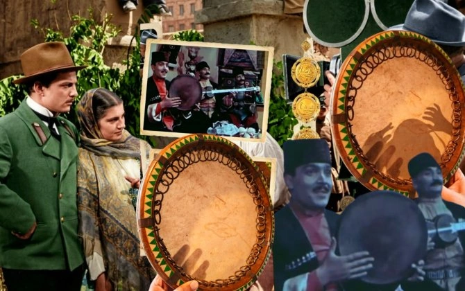"O olmasın, bu olsun" filmində xanəndənin ifa etdiyi qaval tapılıb - 100-dən çox yaşı var - FOTO+ÖZƏL