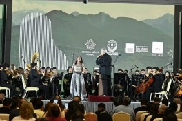 XV Qəbələ Beynəlxalq Musiqi Festivalının açılışı olub - FOTO