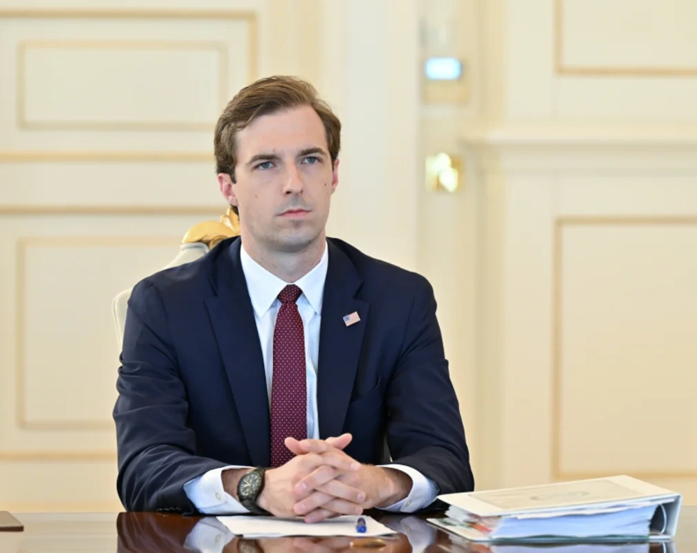 İlham Əliyev Kaleb Orrun başçılıq etdiyi nümayəndə heyətini qəbul etdi - FOTO