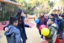Leyla Əliyeva Mərkəzi Nəbatat bağında uşaqlar üçün təşkil olunan tədbirdə iştirak edib
