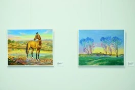 Aşqabadda MAMA “Ana təbiət” beynəlxalq incəsənət sərgisi açılıb - FOTO