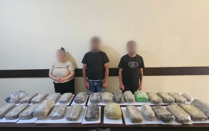 İrandan Azərbaycana külli miqdarda narkotikin keçirməsinin qarşısı alındı - FOTO