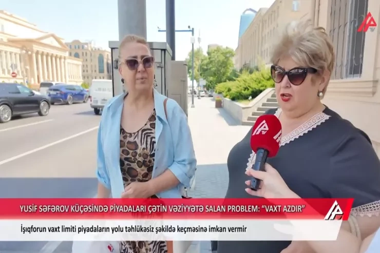 Piyadalar üçün olan yaşıl işıq yanan kimi də sönür – Qaçaq? - VİDEO